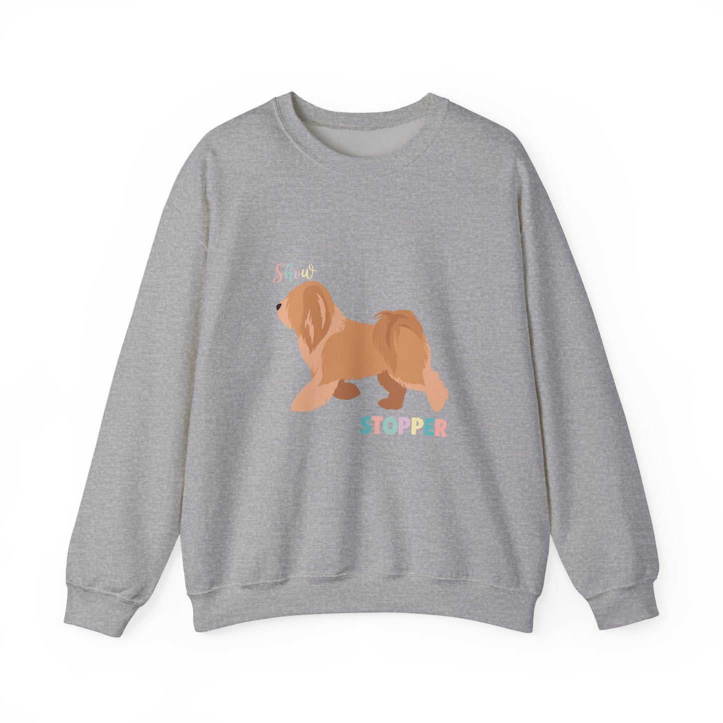 Tibetan Terrier Dog Unisex Heavy Blend Crewneck Sweatshirt