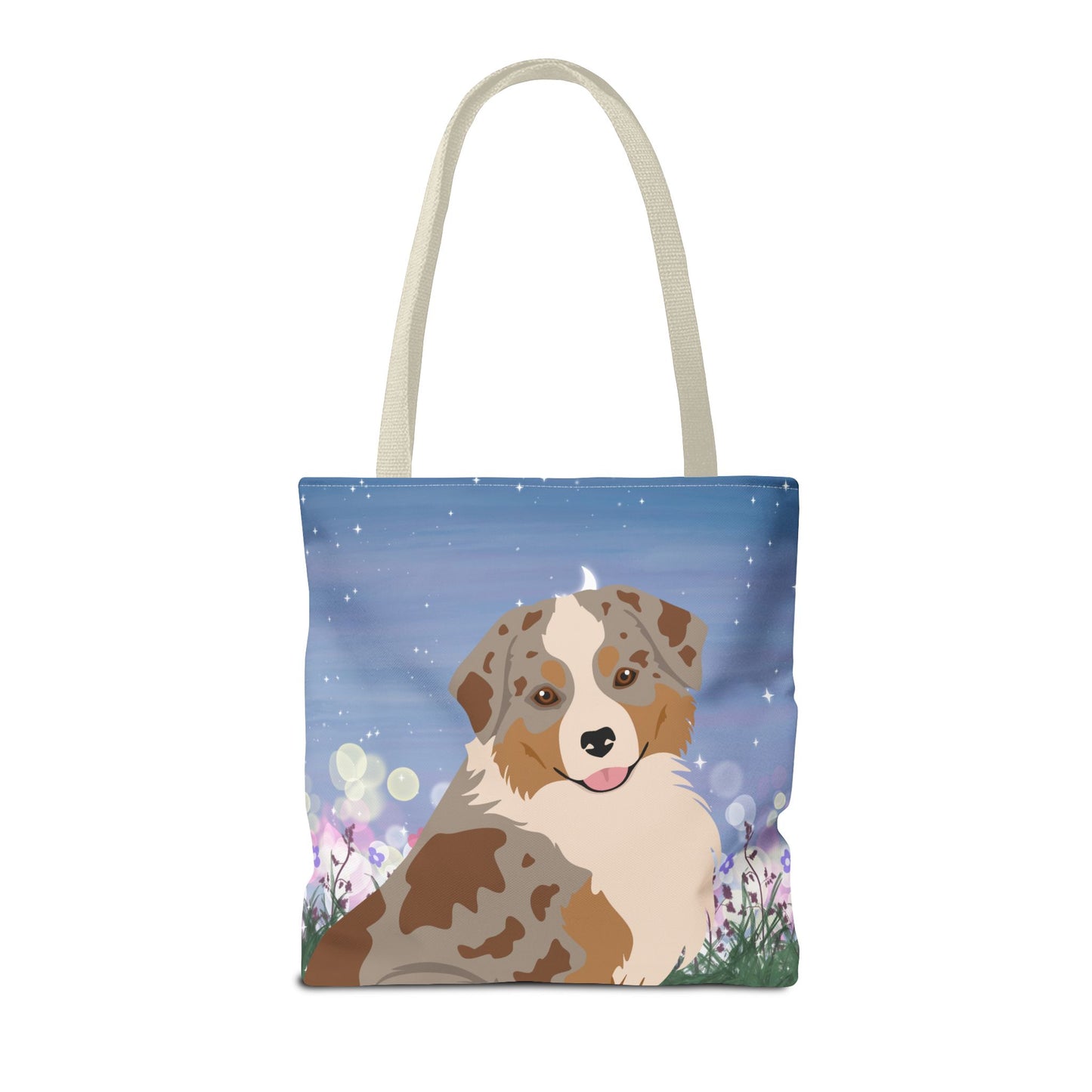 Miniature American Shepherd Dog Tote Bag 16x16