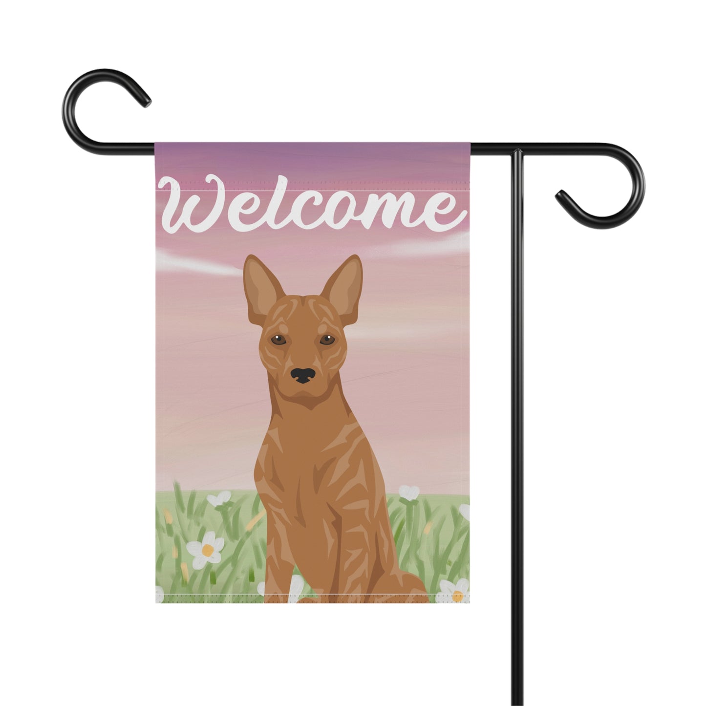 Telomian Dog Welcome Garden Flag