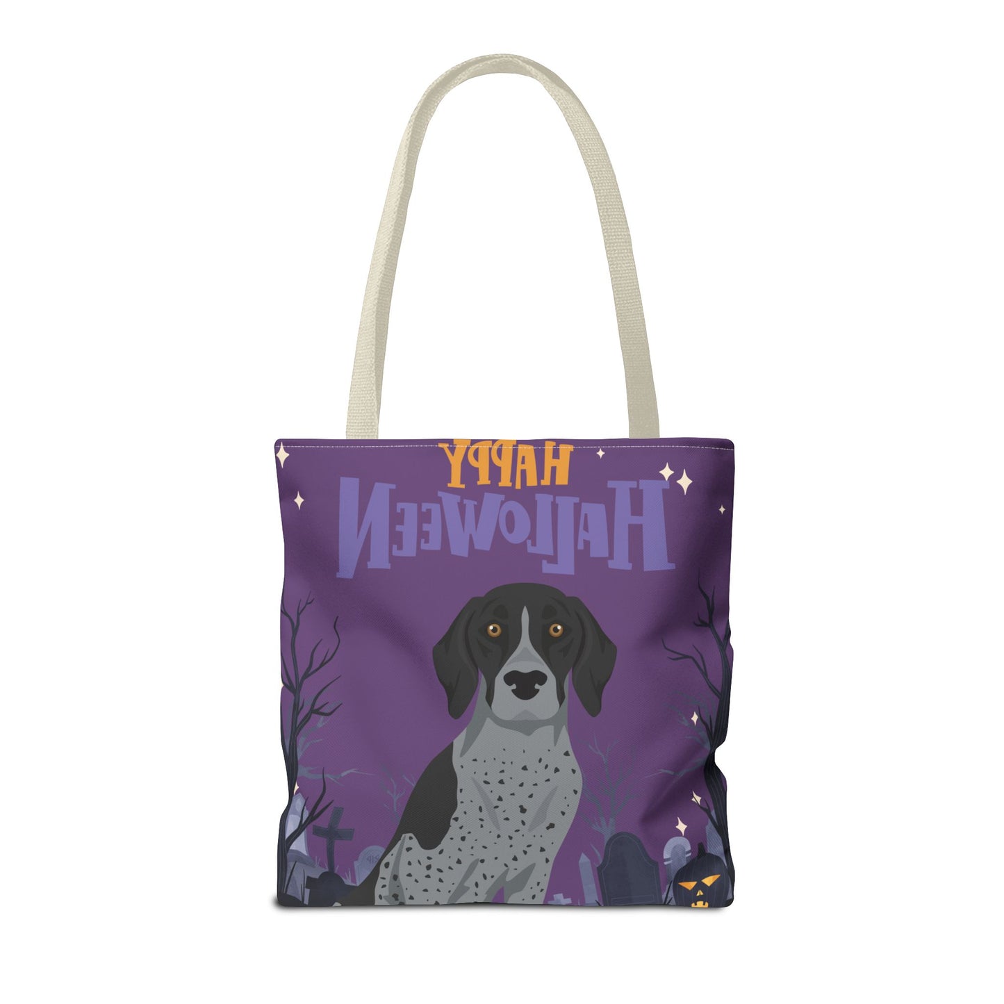 German Shorthaired Pointer Dog Happy Halloween Tote Bag 16x16