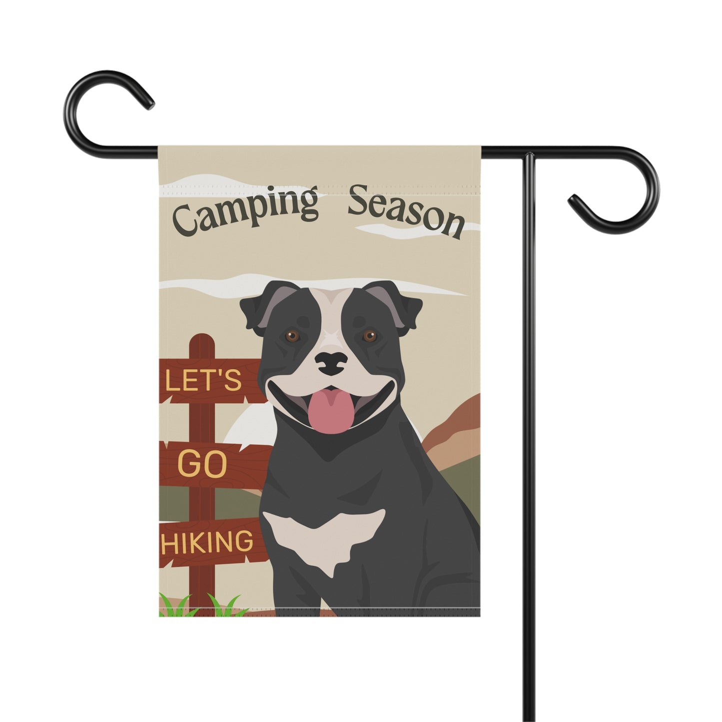 Staffordshire Bull Terrier Dog Camping Garden Flag