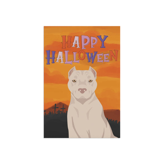 American Staffordshire Terrier Dog Halloween Garden Flag