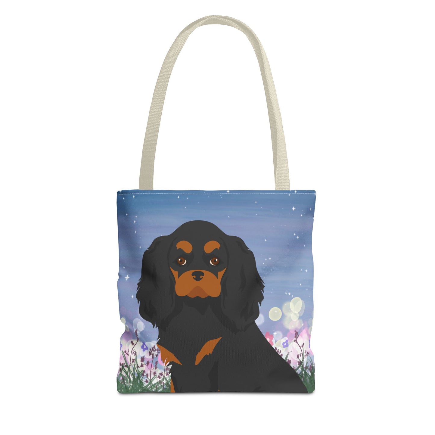 Cavalier King Charles Spaniel Dog Tote Bag 13x13