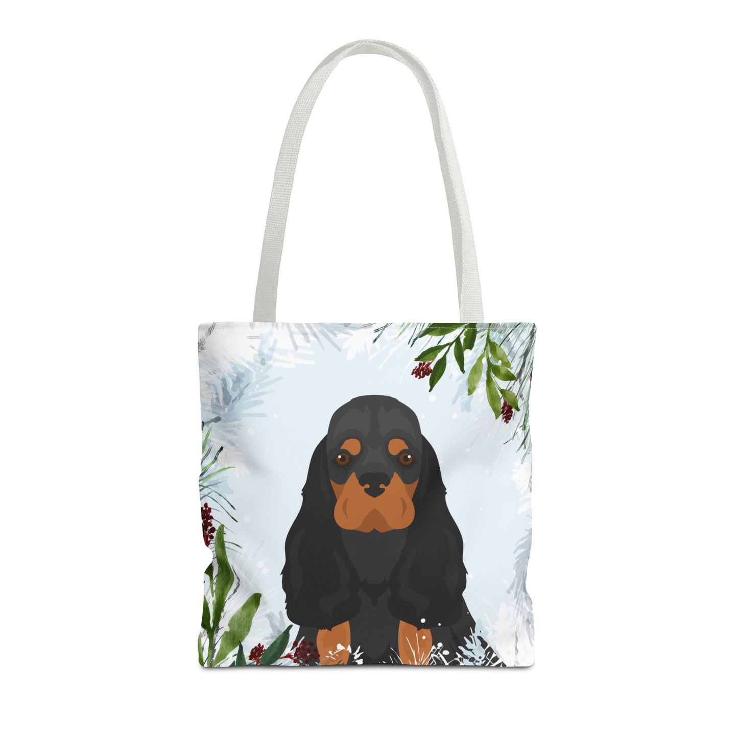 Cocker Spaniel Dog Christmas Holiday Tote Bag 16x16