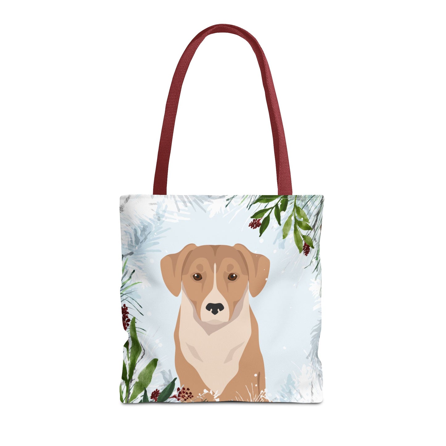 Austrian Pinscher Dog Christmas Holiday Tote Bag 16x16