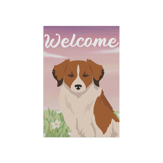 Kromfohrlander Dog Welcome Garden Flag