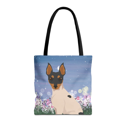 Toy Fox Terrier Dog Tote Bag 16x16