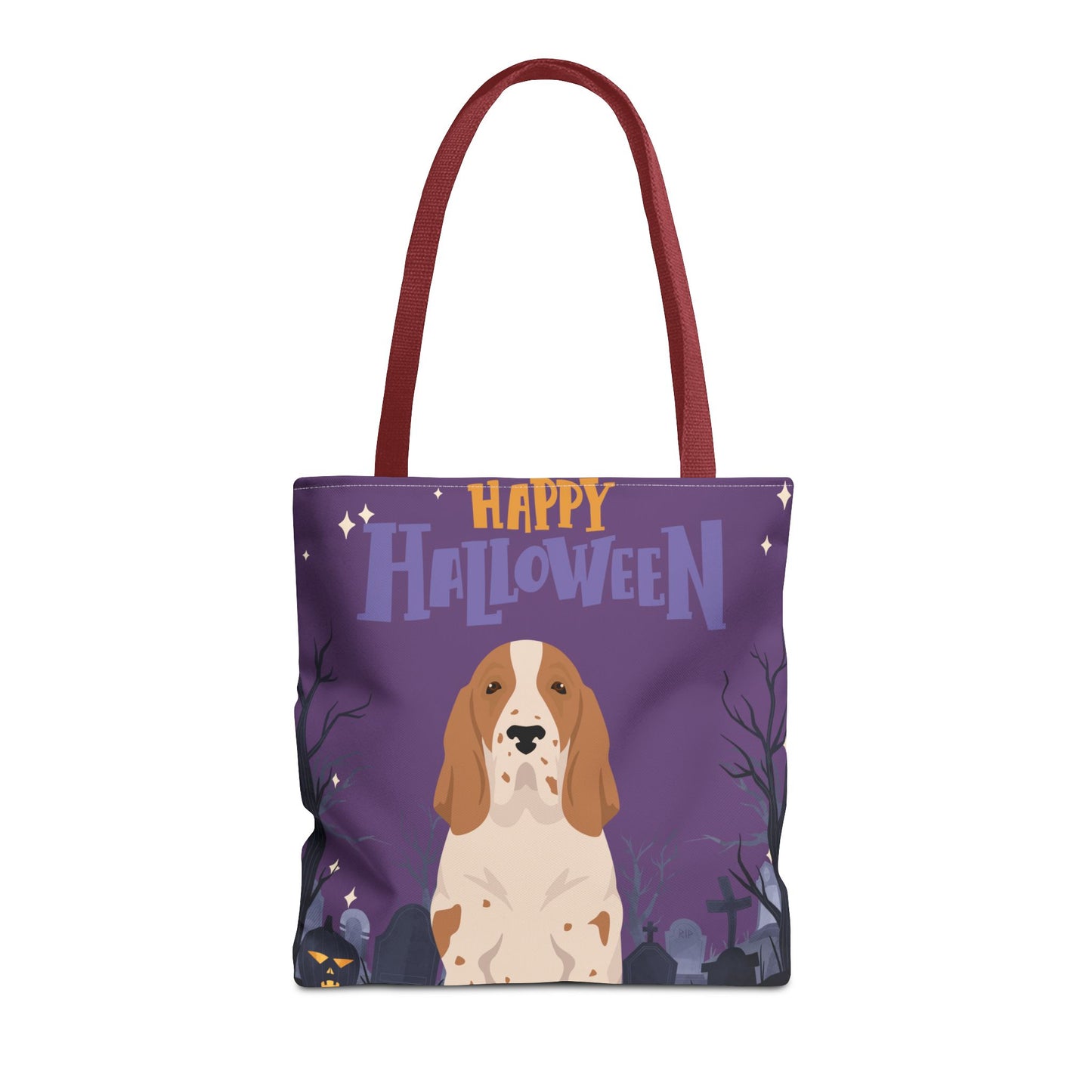 Bracco Italiano Dog Happy Halloween Tote Bag 16x16