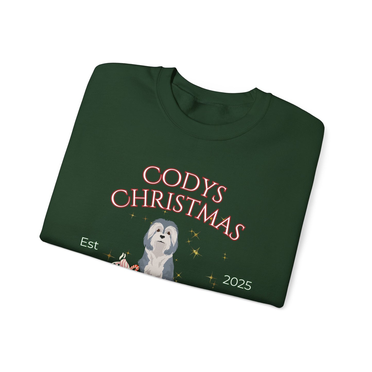 Lowchen Dog Christmas Social Club Unisex Heavy Blend Crewneck Sweatshirt Custom Name