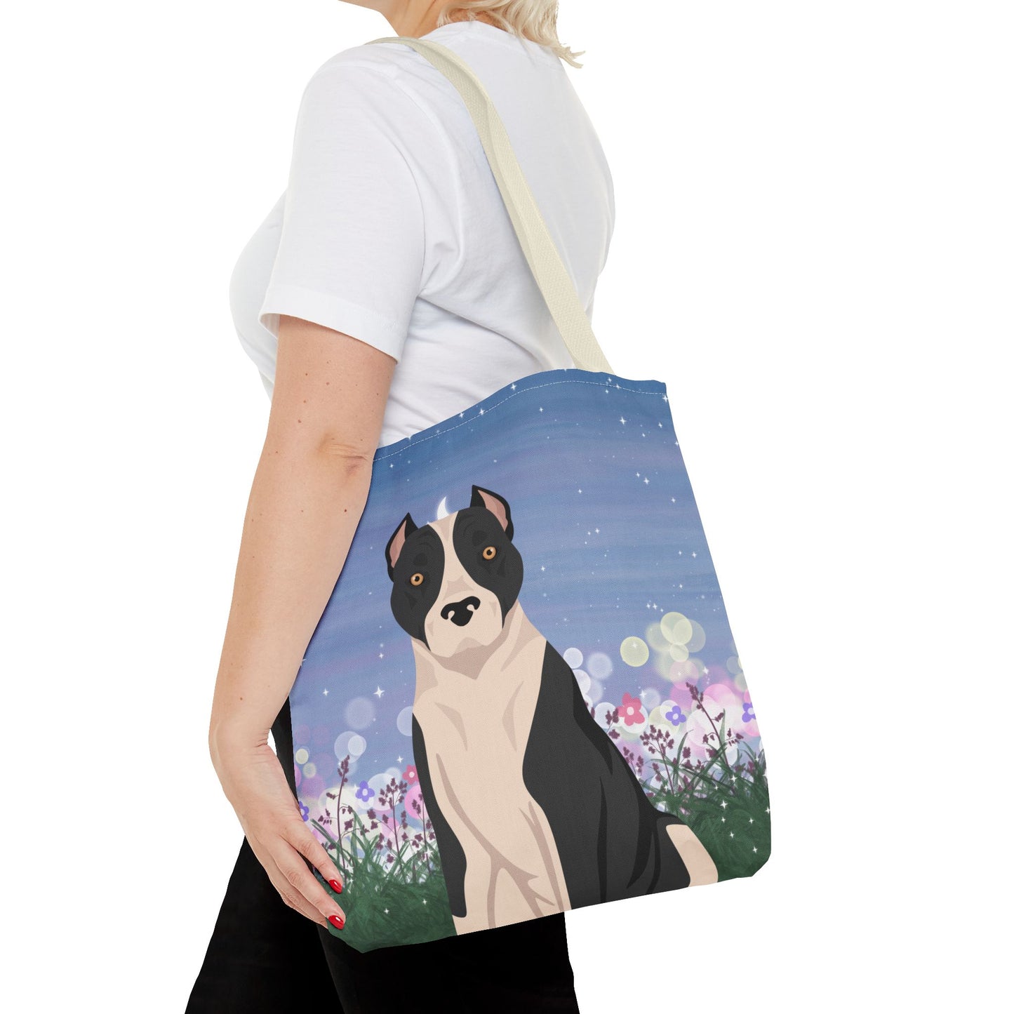 American Staffordshire Terrier Dog Tote Bag 16x16