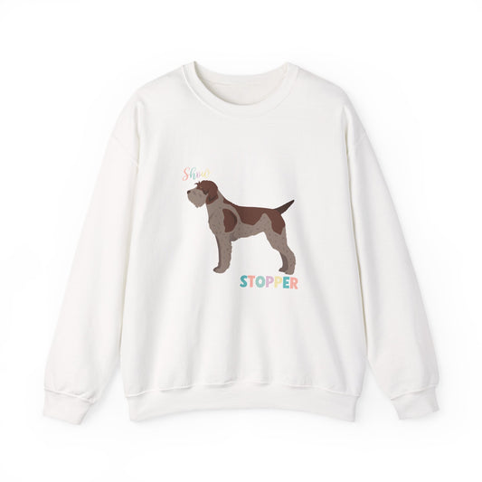 Wirehaired Pointer Griffon Dog Unisex Heavy Blend Crewneck Sweatshirt