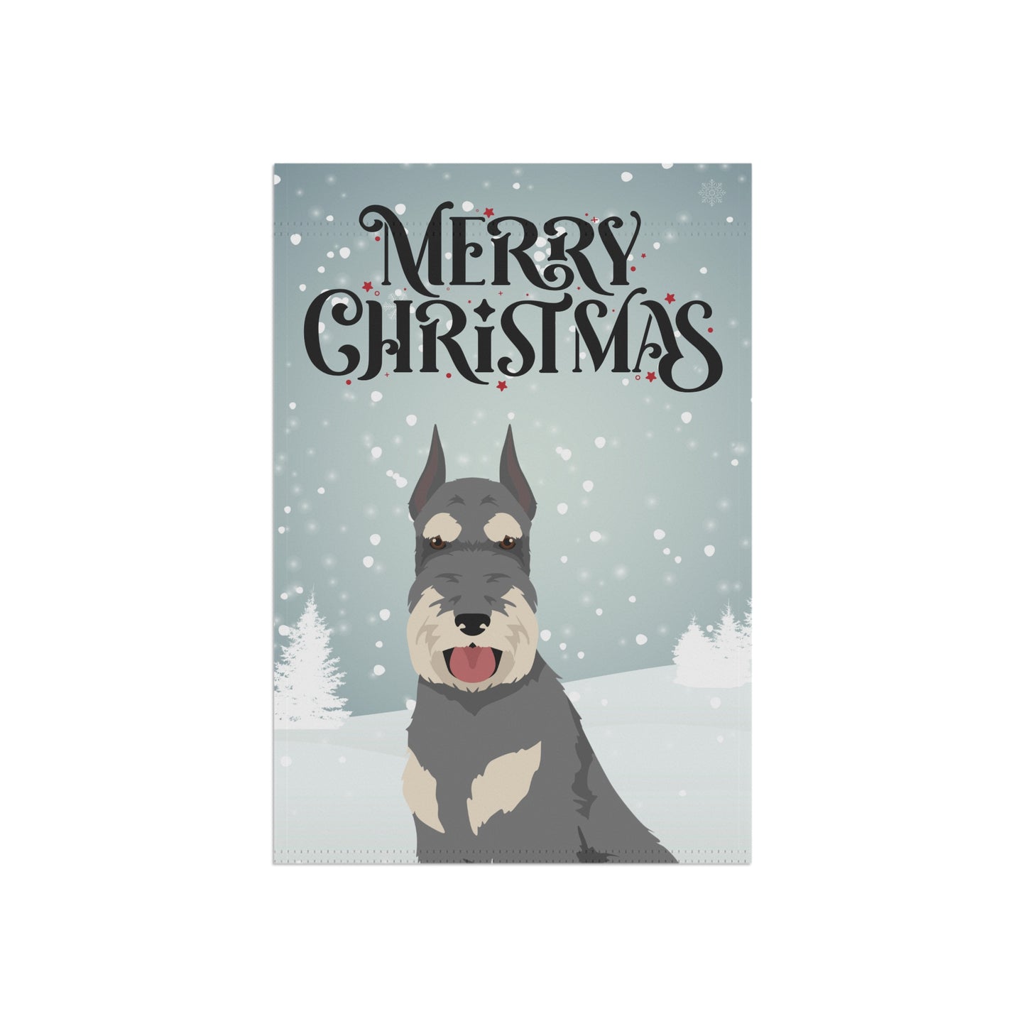 Schnauzer Dog Garden Flag