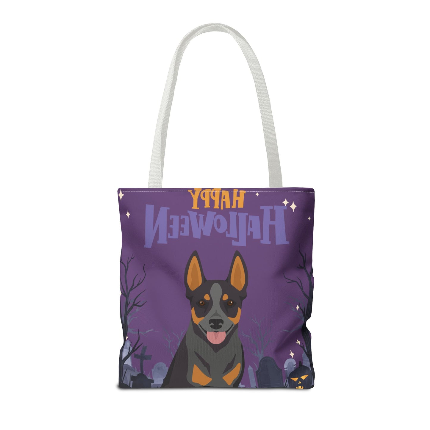 Australian Stumpy Tail Cattle Dog Dog Happy Halloween Tote Bag 16x16