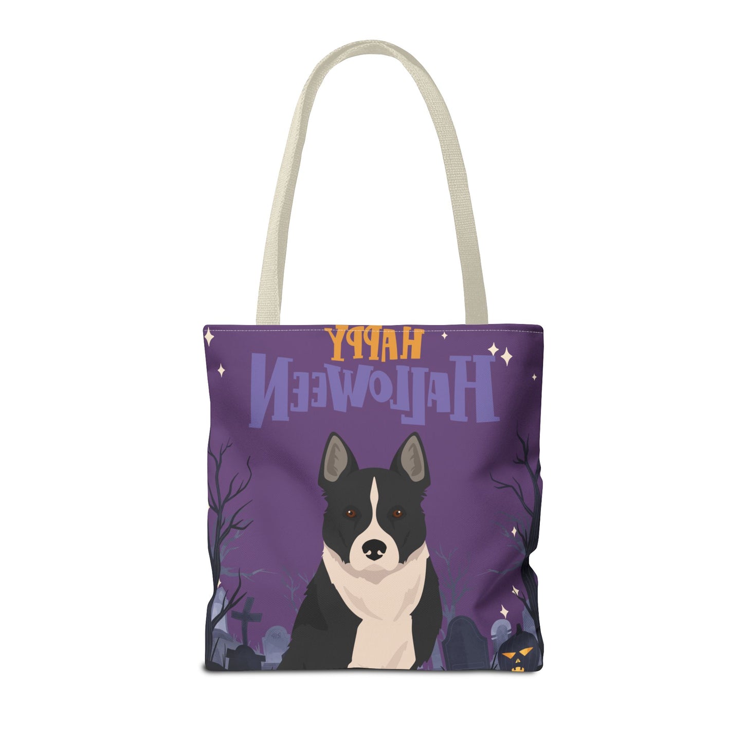 Karelian Bear Dog Dog Happy Halloween Tote Bag 16x16