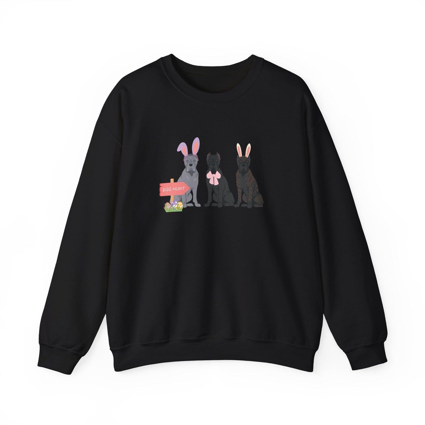 Cane Corso Dog Easter Unisex Heavy Blend Crewneck Sweatshirt, easter, Cute Dog Mom Gift