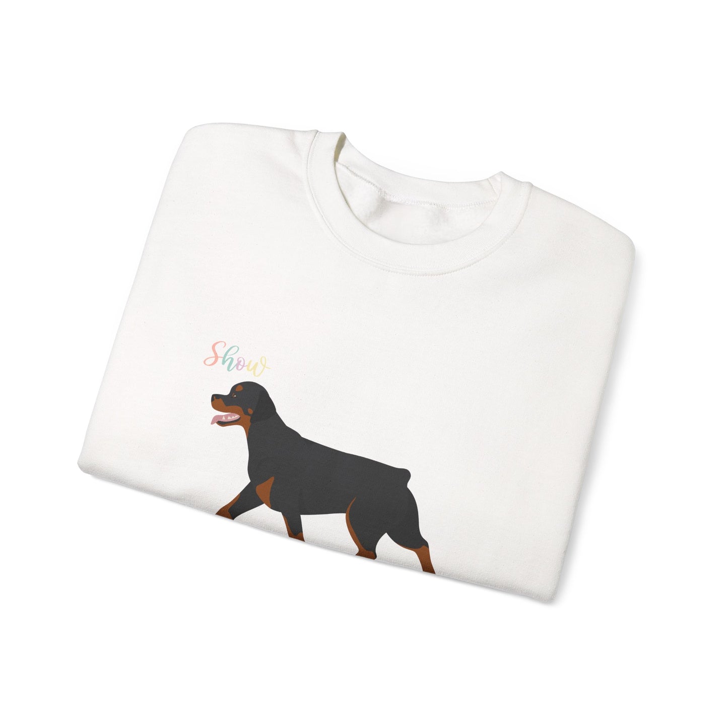 Rottweiler Dog Unisex Heavy Blend Crewneck Sweatshirt