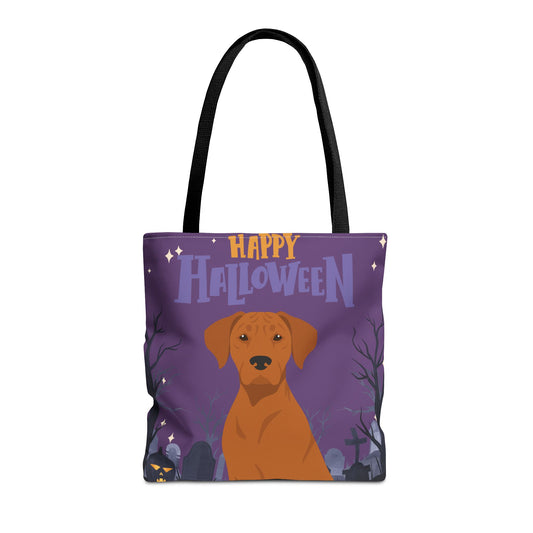 Rhodesian Ridgeback Dog Happy Halloween Tote Bag 16x16