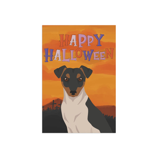 Brazilian Terrier Dog Halloween Garden Flag
