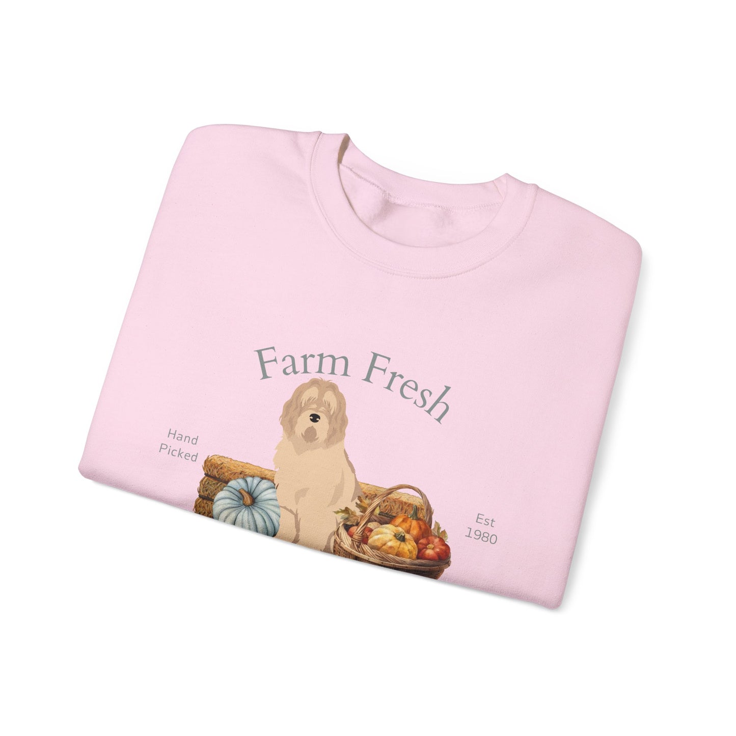 Otterhound Dog Fall Farm Fresh Unisex Heavy Blend Crewneck Sweatshirt