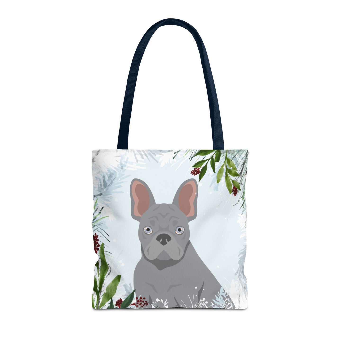 French Bulldog Dog Christmas Holiday Tote Bag 16x16
