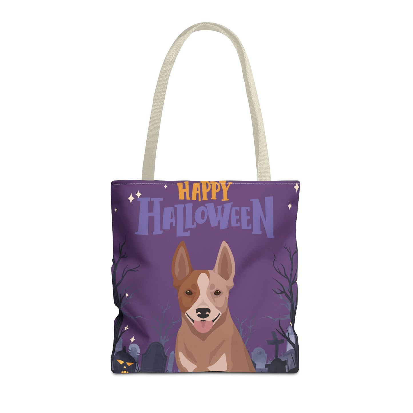 Australian Stumpy Tail Cattle Dog Dog Happy Halloween Tote Bag 16x16