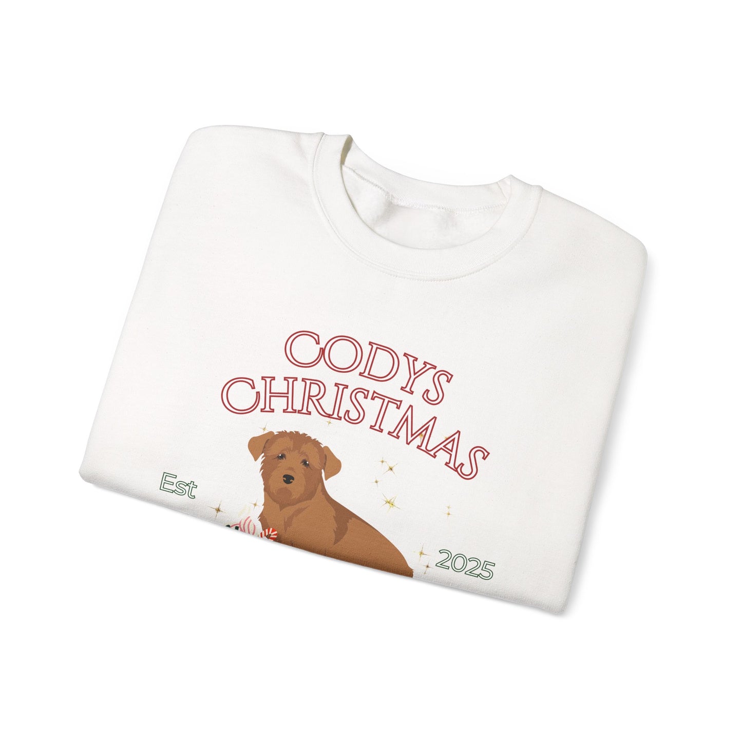 Glen Of Imaal Terrier Dog Christmas Social Club Unisex Heavy Blend Crewneck Sweatshirt Custom Name