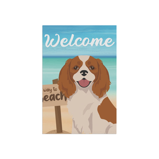 Cavalier King Charles Spaniel Dog Garden Flag