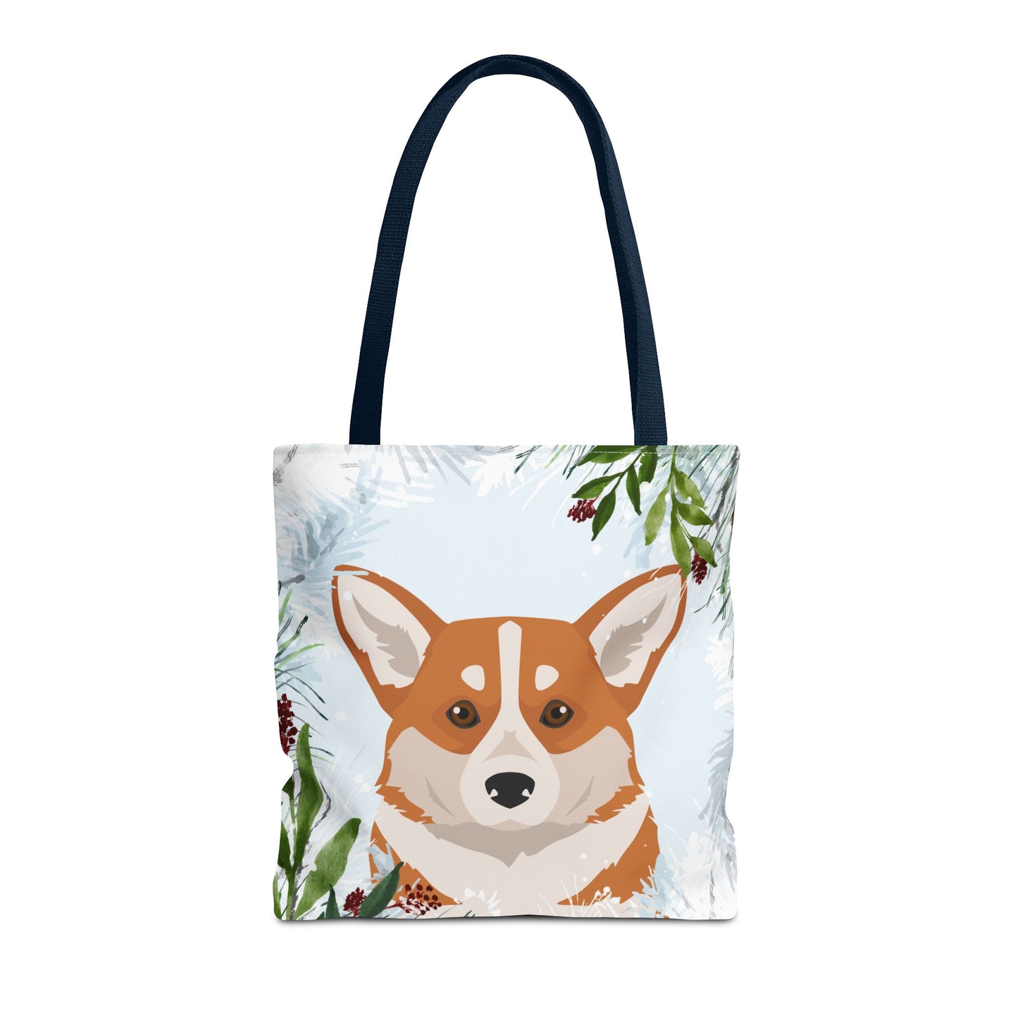 Pembroke Welsh Corgi Dog Christmas Holiday Tote Bag 16x16