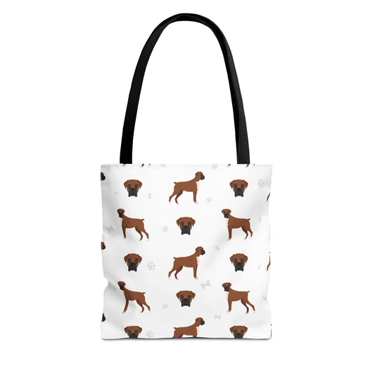 Boxer Dog Tote Bag, Boxer Dog Mom Gift