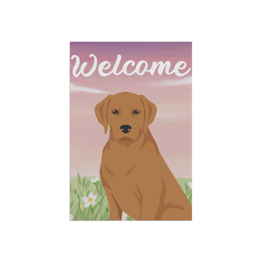 Labrador Retriever Dog Welcome Garden Flag