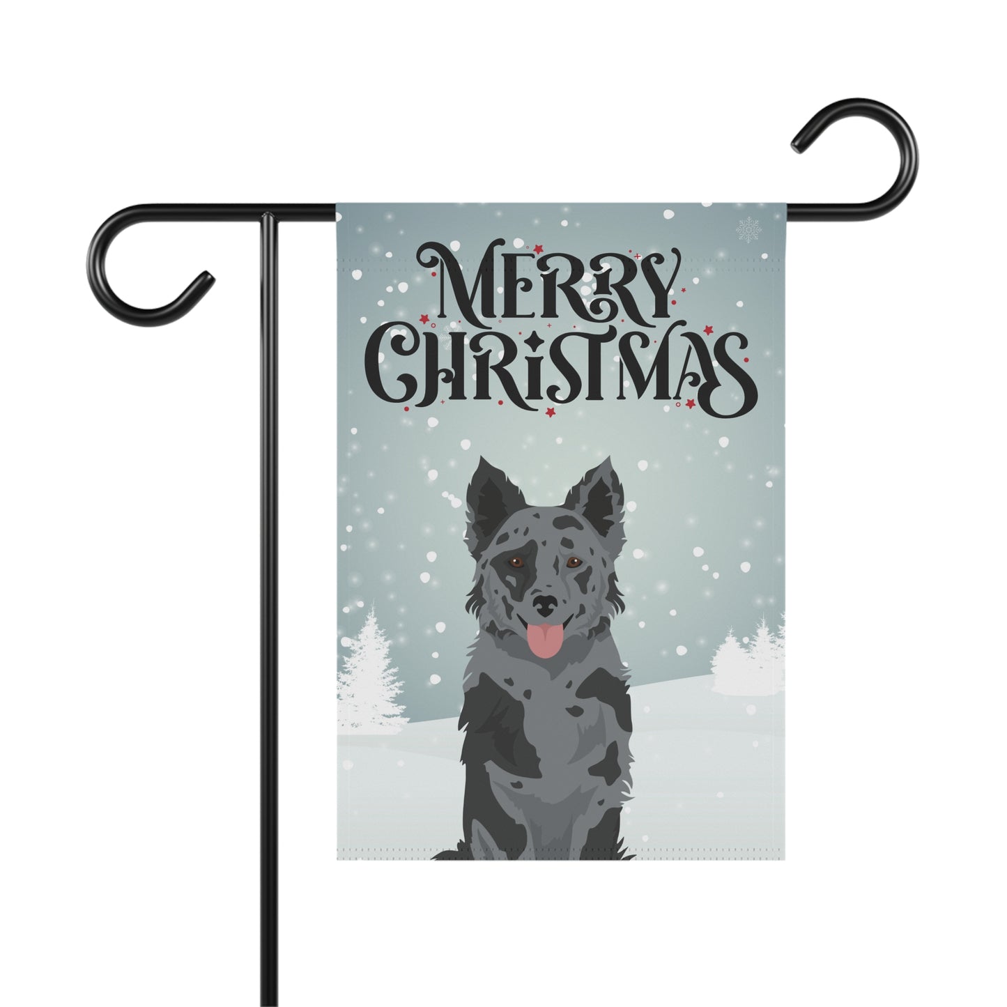Mudi Dog Garden Flag