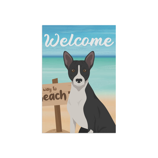 Basenji Dog Garden Flag