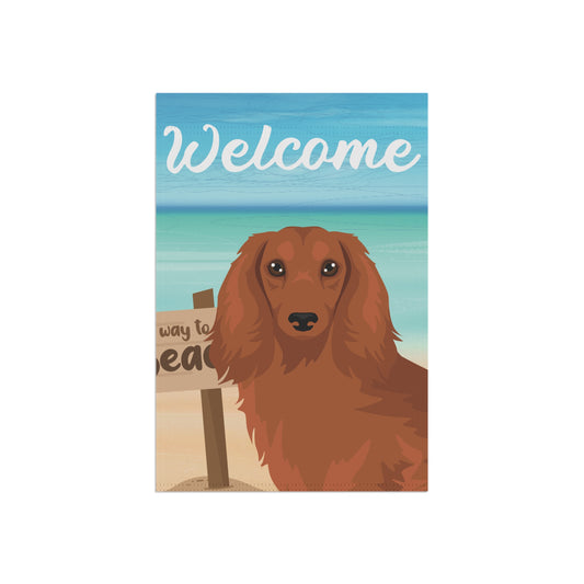 Dachshund Dog Garden Flag