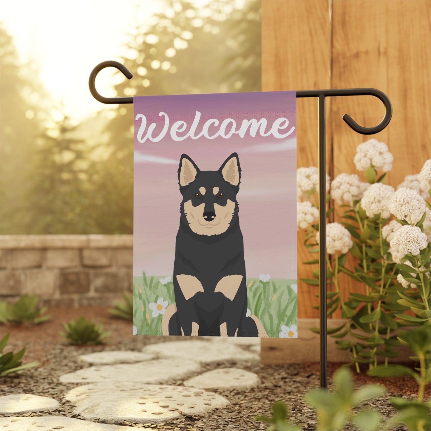 Lapponian Herder Dog Welcome Garden Flag