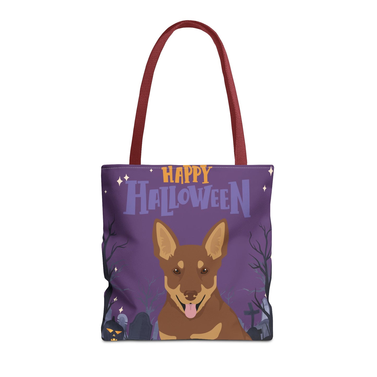 Lancashire Heeler Dog Happy Halloween Tote Bag 16x16