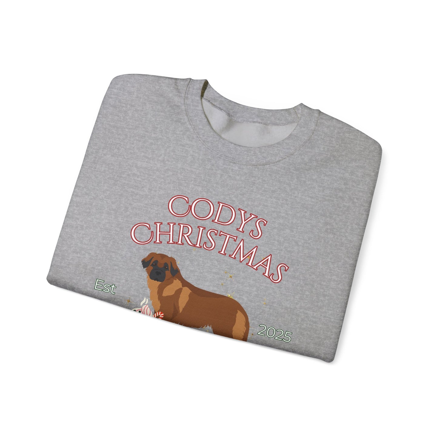 Estrela Mountain Dog Dog Christmas Social Club Unisex Heavy Blend Crewneck Sweatshirt Custom Name