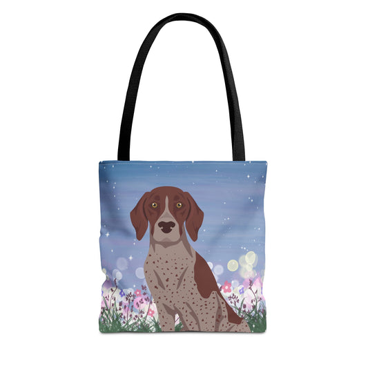 German Shorthaired Pointer Dog Tote Bag 13x13