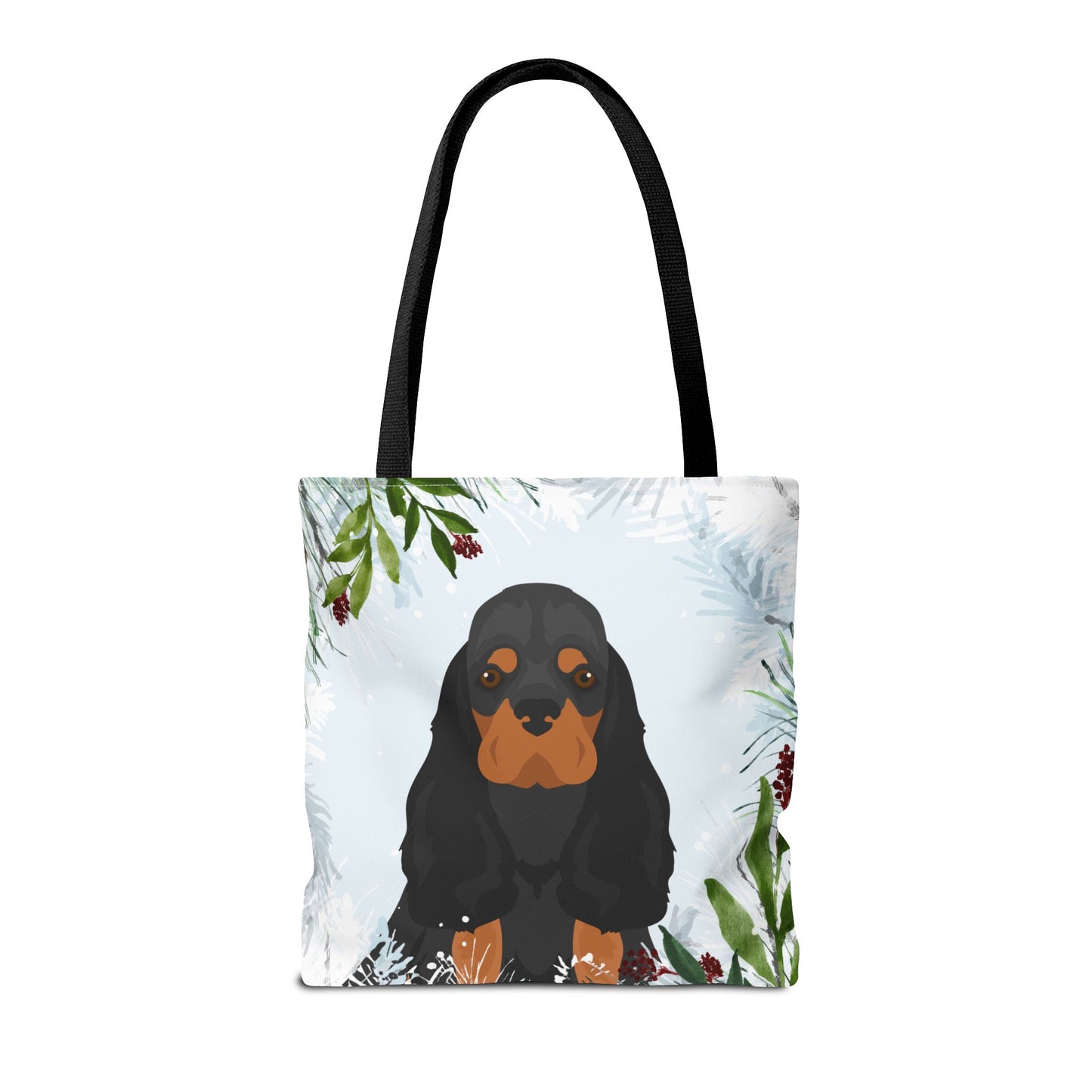 Cocker Spaniel Dog Christmas Holiday Tote Bag 16x16