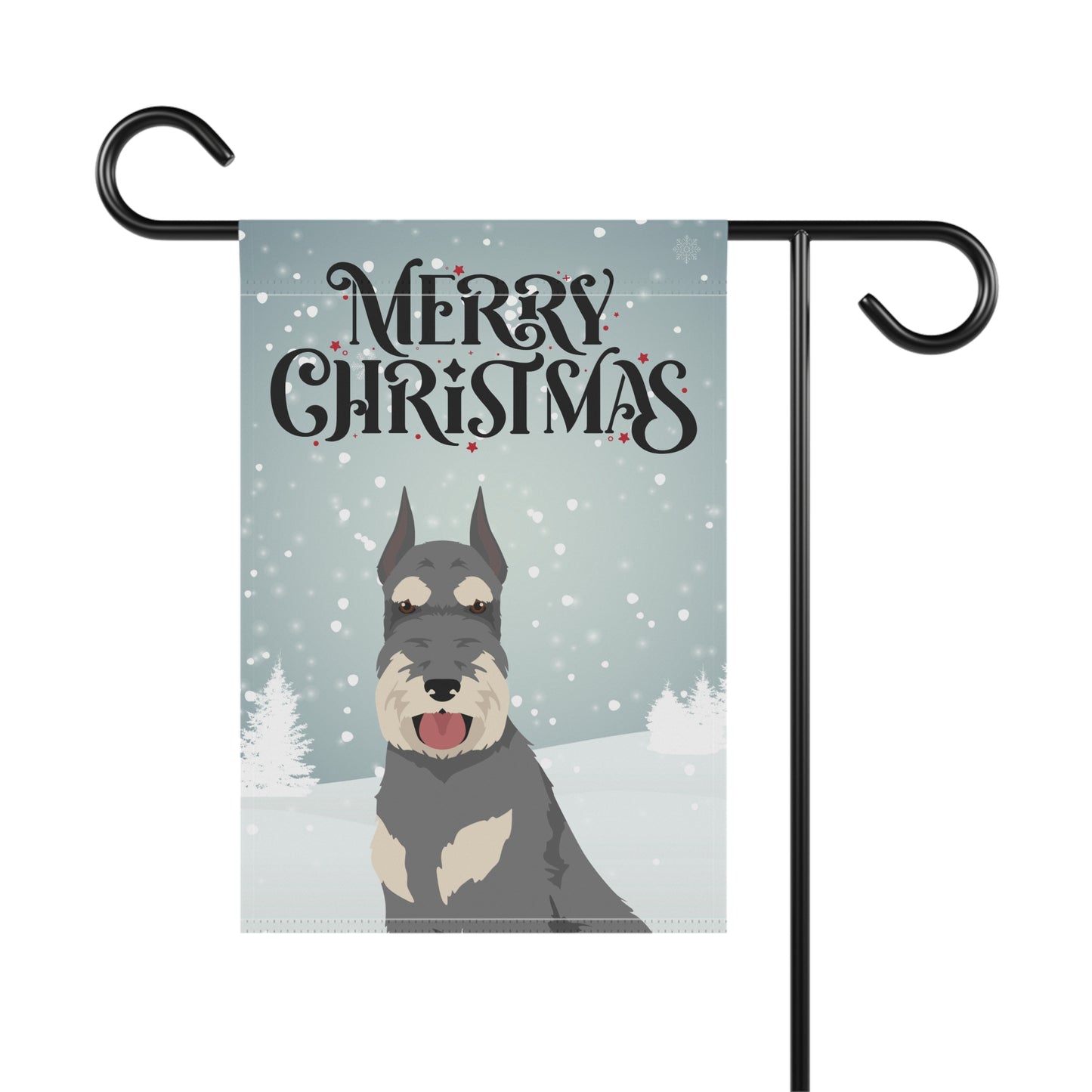 Schnauzer Dog Garden Flag