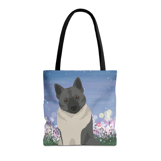 Norwegian Lundehund Dog Tote Bag 16x16
