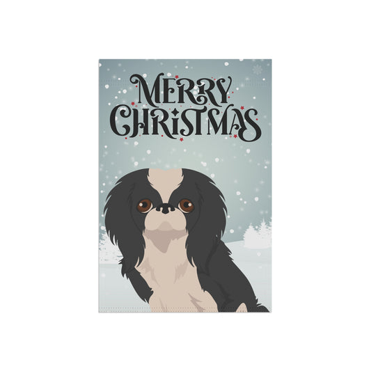 Japanese Chin Dog Garden Flag