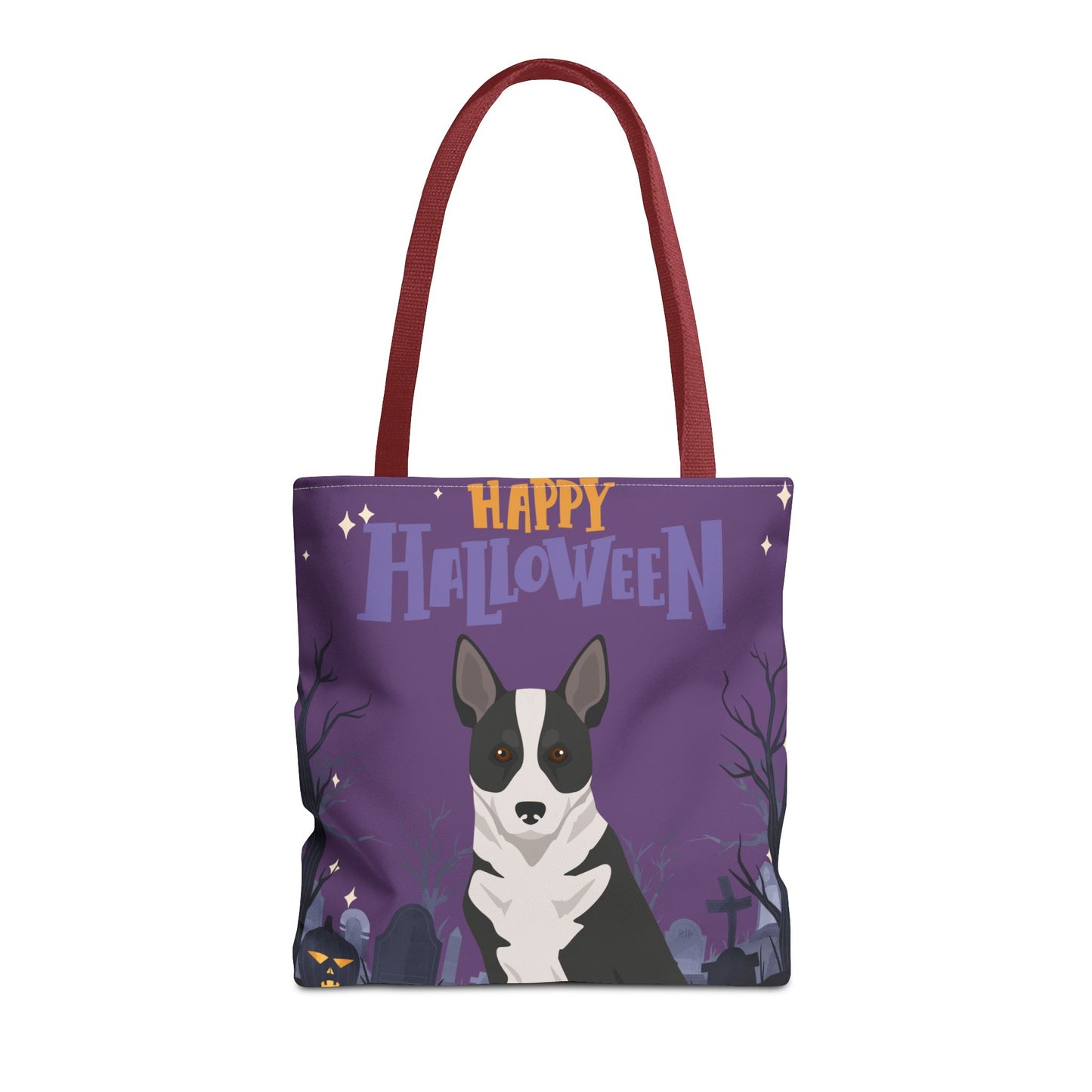 Canaan Dog Dog Happy Halloween Tote Bag 16x16