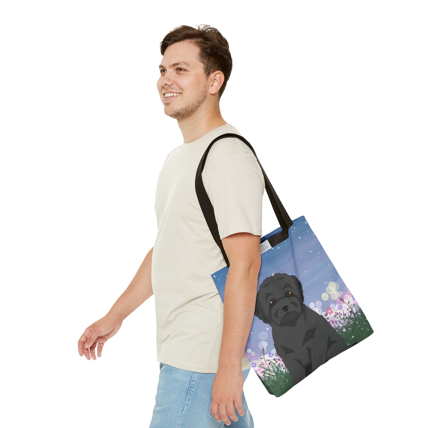 Toy Poodle Dog Tote Bag 16x16