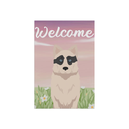 Yakutian Laika Dog Welcome Garden Flag