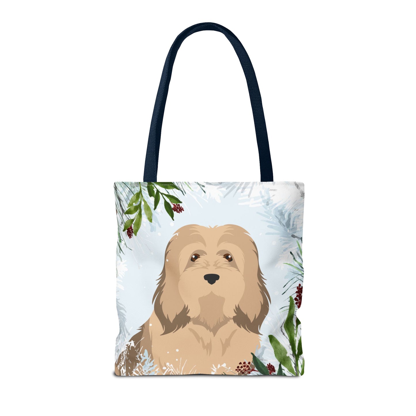 Havanese Dog Christmas Holiday Tote Bag 16x16
