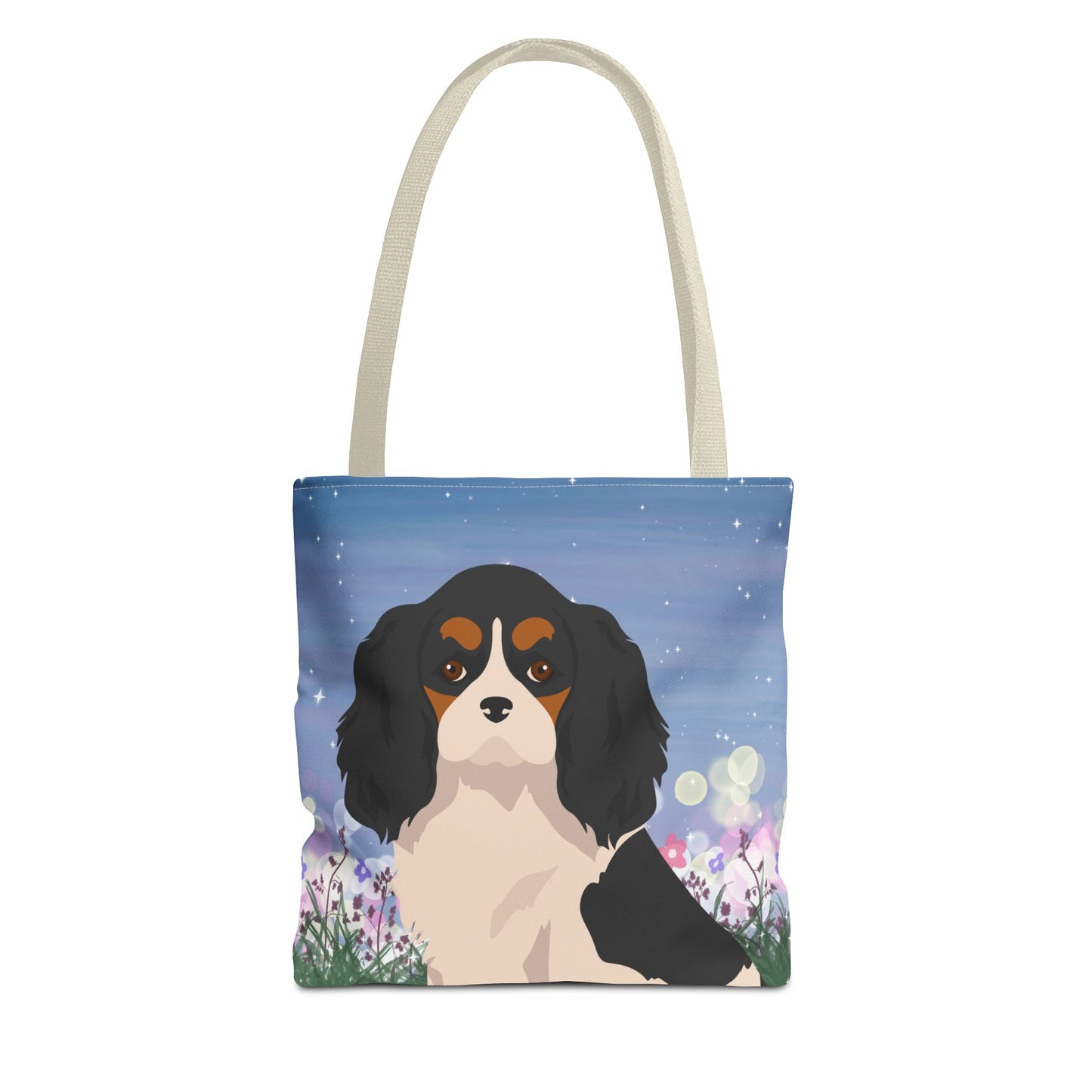 Cavalier King Charles Spaniel Dog Tote Bag 13x13