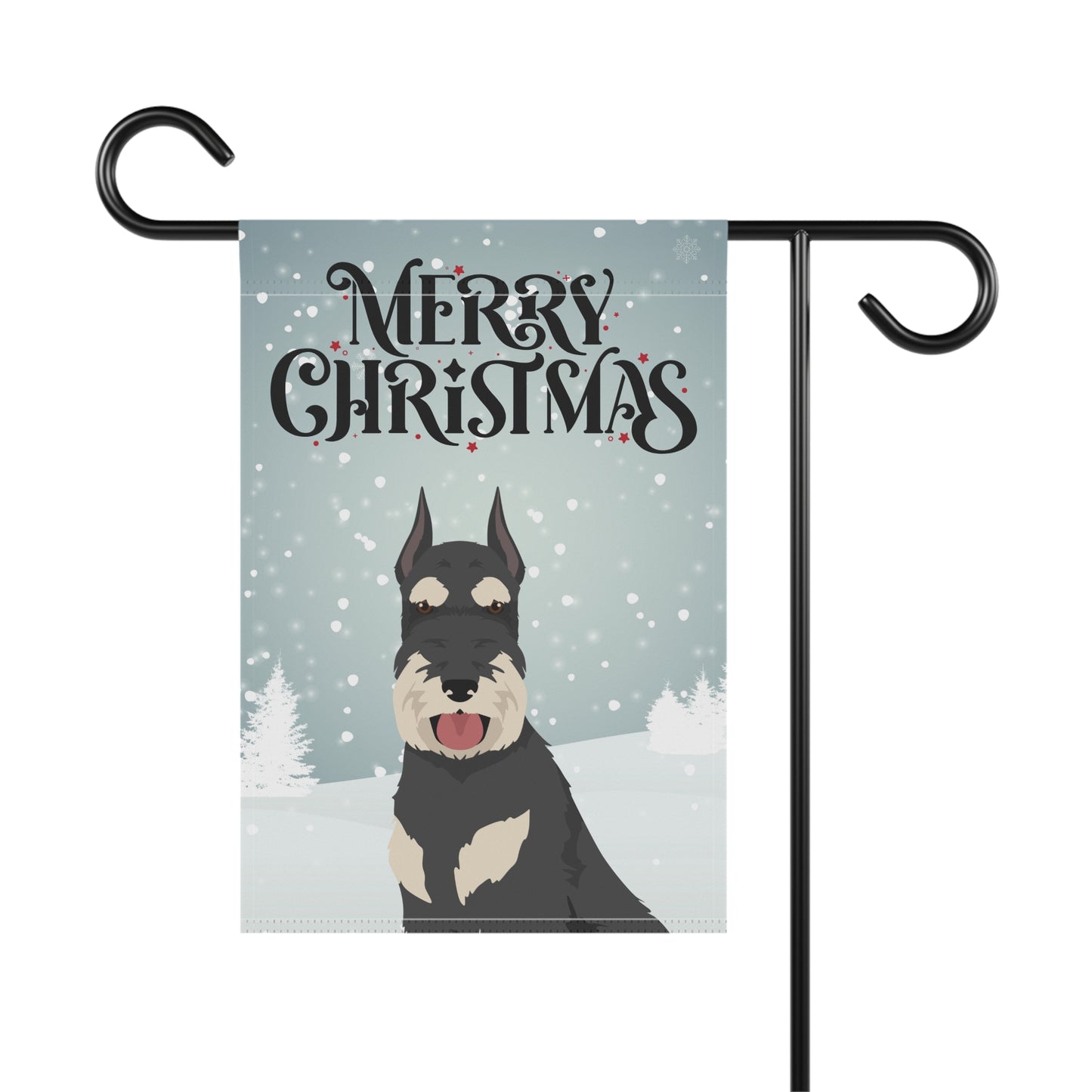 Schnauzer Dog Garden Flag