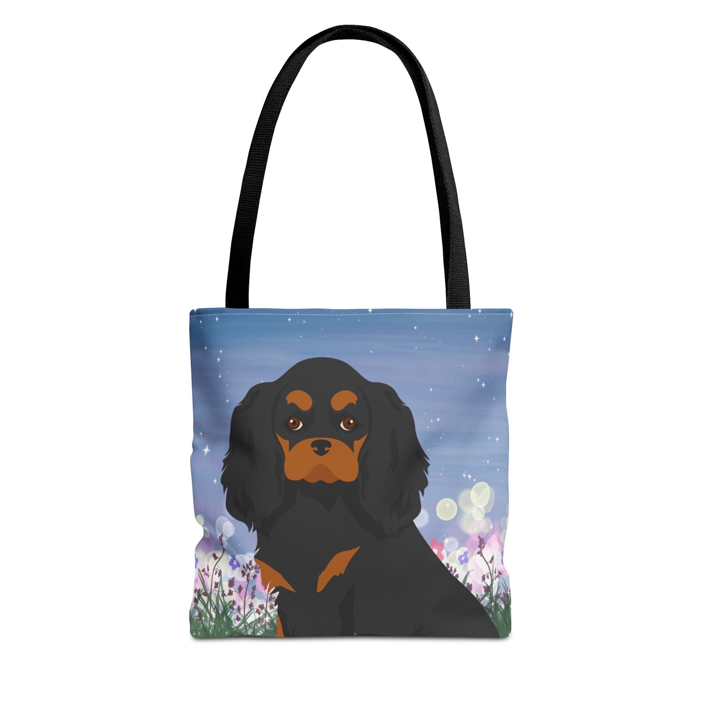 Cavalier King Charles Spaniel Dog Tote Bag 13x13