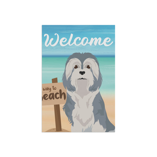 Lowchen Dog Garden Flag
