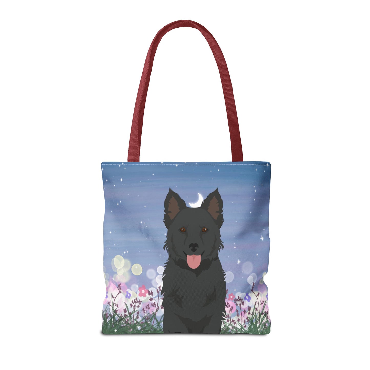 Mudi Dog Tote Bag 16x16